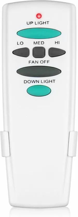 Universal Remote for Ceiling Fan with Up Down Light, Replacement for Hampton Bay Harbor Breeze Hunter, Compatible with UC7078T UC7067RC CHQ7078T L3H2010FANHD Fan-HD6 FAN-28R, Dimmable