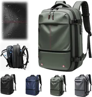 Vacbag Backpack, 60L Expandable Backpack with Vacuum Compression, Waterproof Vacuum Backpack for Travel, Water Resistant (Green)