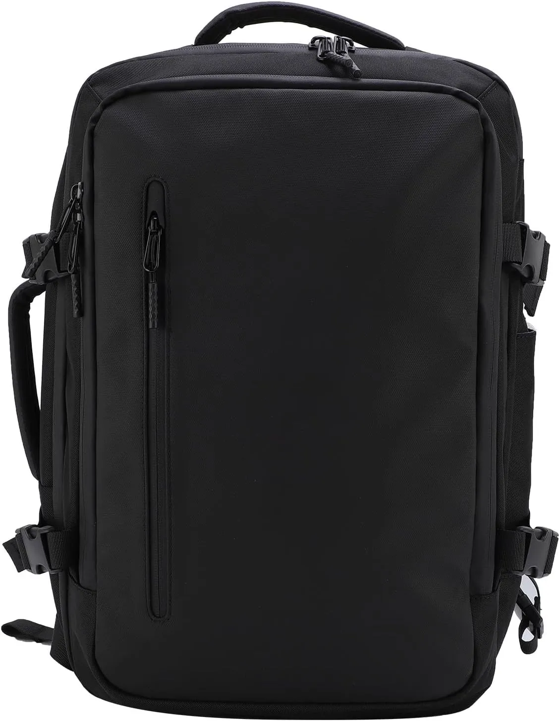 Vacuum Backpack, 30L Expandable Travel Compression Backpack with Wet Dry Separation for Business College Camping (Black)