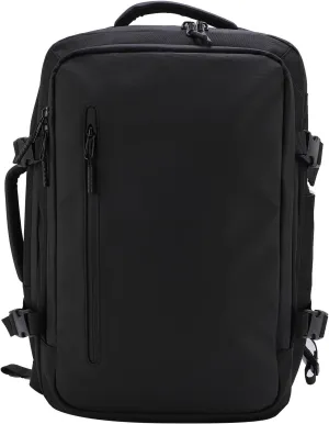 Vacuum Backpack, 30L Expandable Travel Compression Backpack with Wet Dry Separation for Business College Camping (Black)