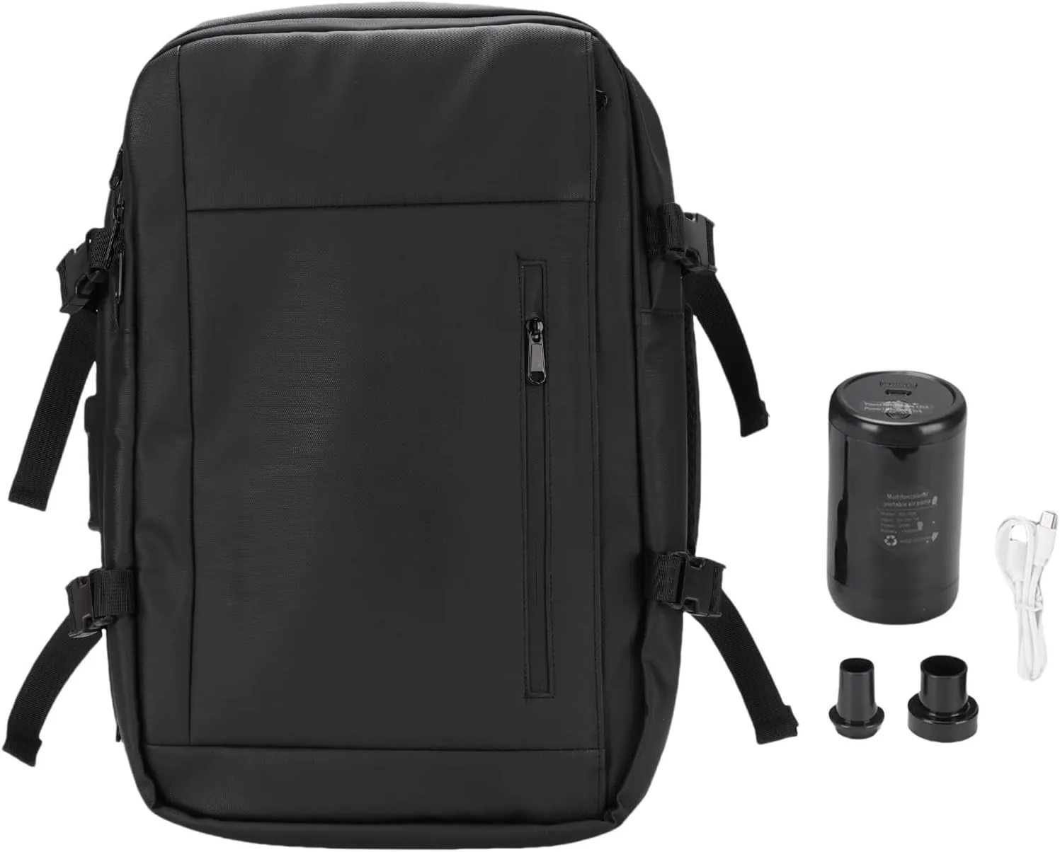 Vacuum Compression, Airtight Zip, Expandable Backpack, Safety Lock, Multiple Compartments, Dry and Wet Separation, Comfortable and Ergonomic Vacuum Backpack for Travel Business