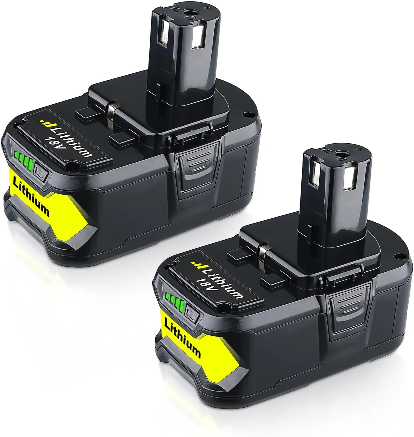 VANTTECH 2Packs P108 18V 7.0Ah Battery Replacement for Ryobi 18 Volt P107 P108 P102 P103 P104 P105 P109 P122 Cordless Power Tools Packs with LED Indicator