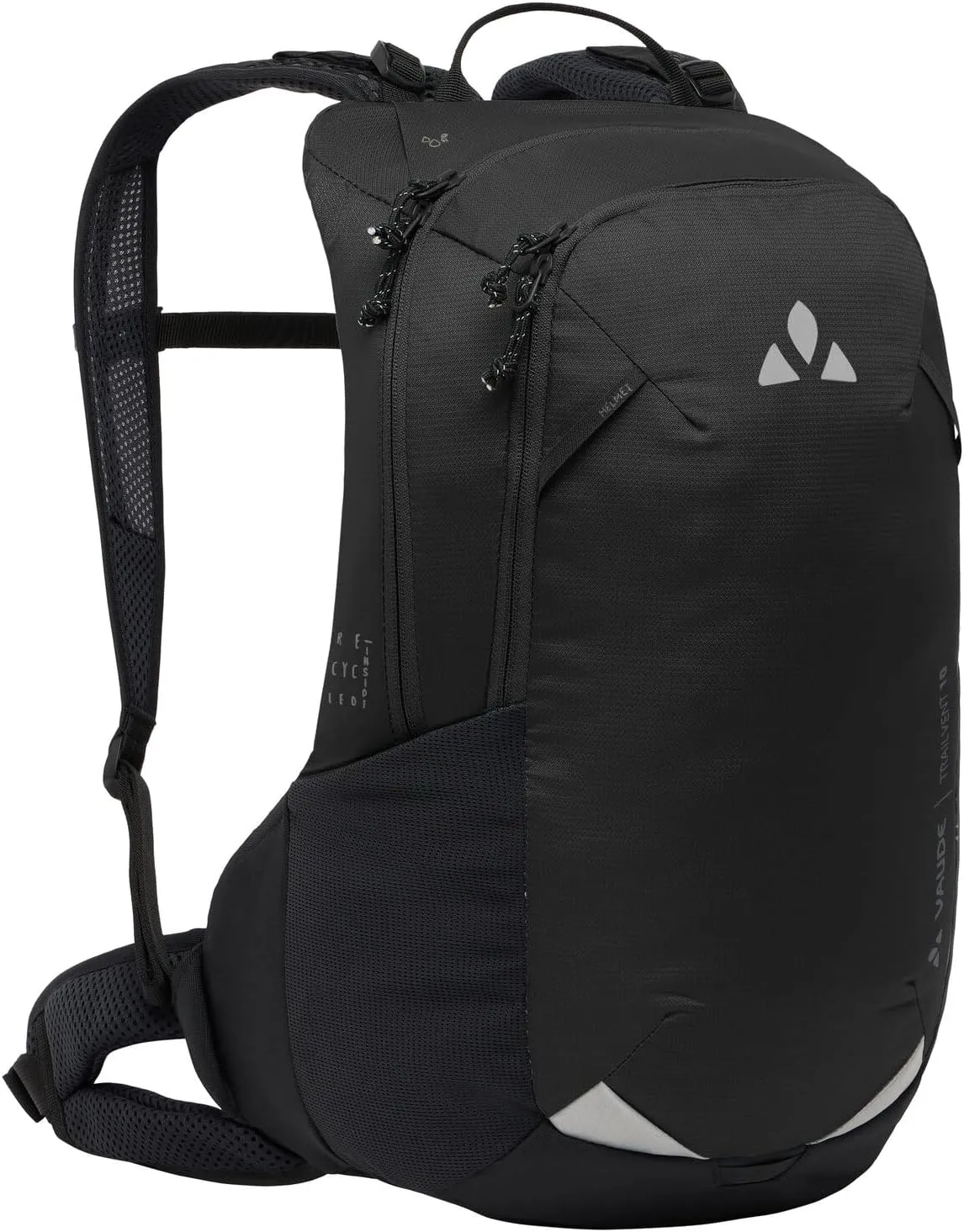 VAUDE Trailvent 10 - Mountain Bike Backpack 10L, Lightweight MTB Backpack with Breathable Mesh Back, Hydration System Compartment and Reflective Elements - Ideal for Quick Trips