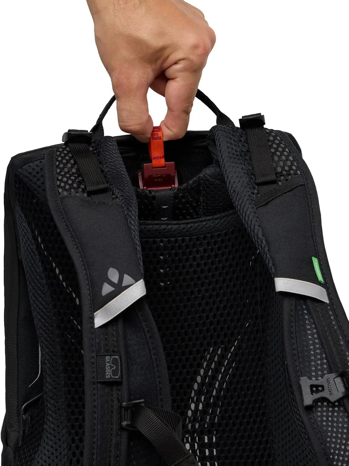 VAUDE Trailvent 10 - Mountain Bike Backpack 10L, Lightweight MTB Backpack with Breathable Mesh Back, Hydration System Compartment and Reflective Elements - Ideal for Quick Trips