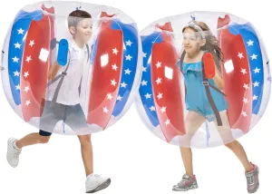 VEVOR Bubble Soccer Balls, 2-Pack, 4FT, Robust PVC Construction for Outdoor Group Activities, Human Hamster Balls for Fun in Parks, Yards, Playgrounds