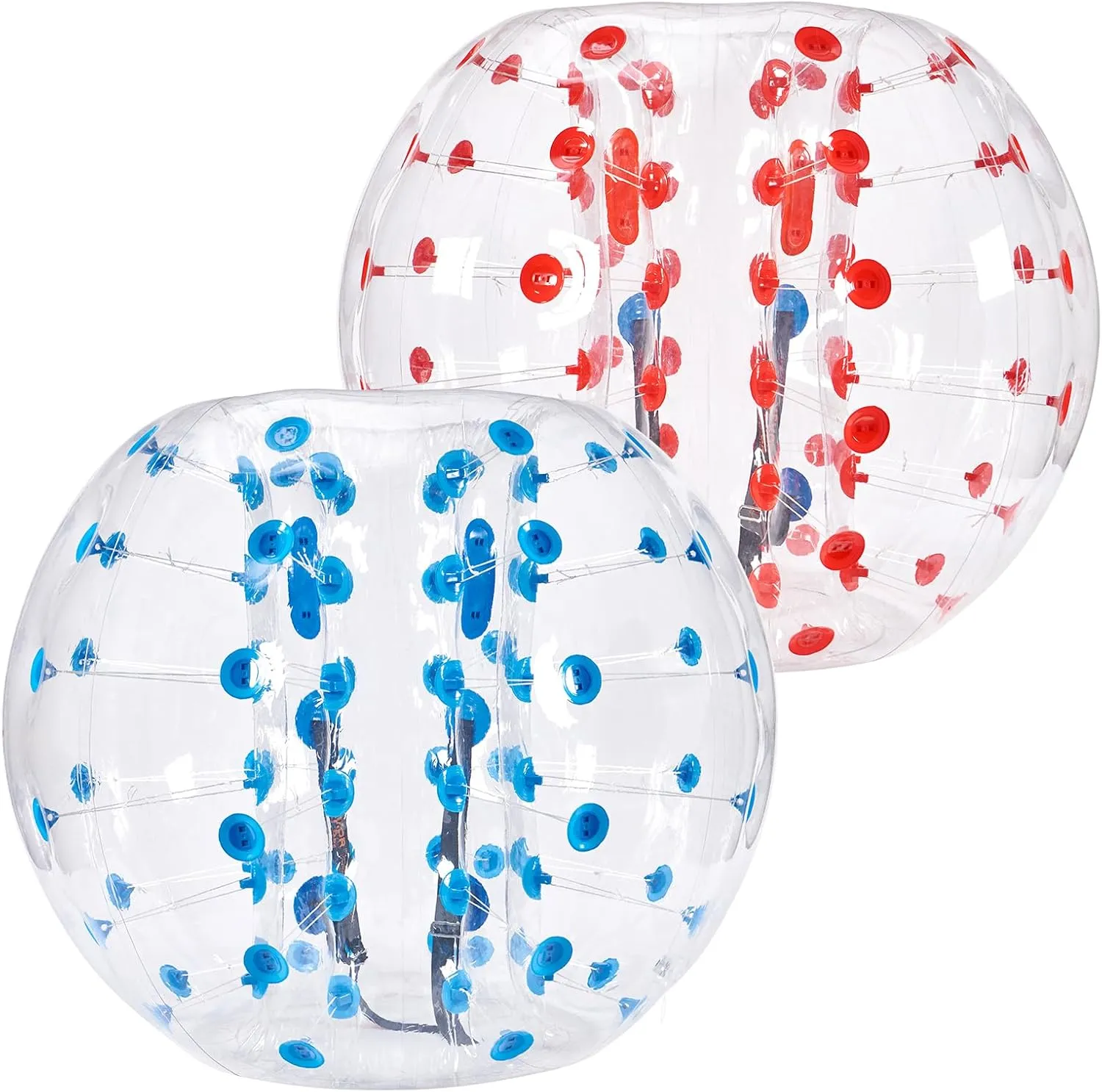VEVOR Inflatable Bumper Ballѕ 2 Packs; 2FT/3FT/4FT/5FT Body Size Adult Human Bubble Ballѕ, Bumper Bubble Soccer Ballѕ for Teens/Adults