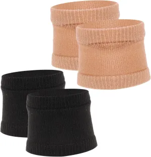 VICASKY Washable Heel Protectors Heel Brace for Women Men Reusable Foot Support Toeless Design