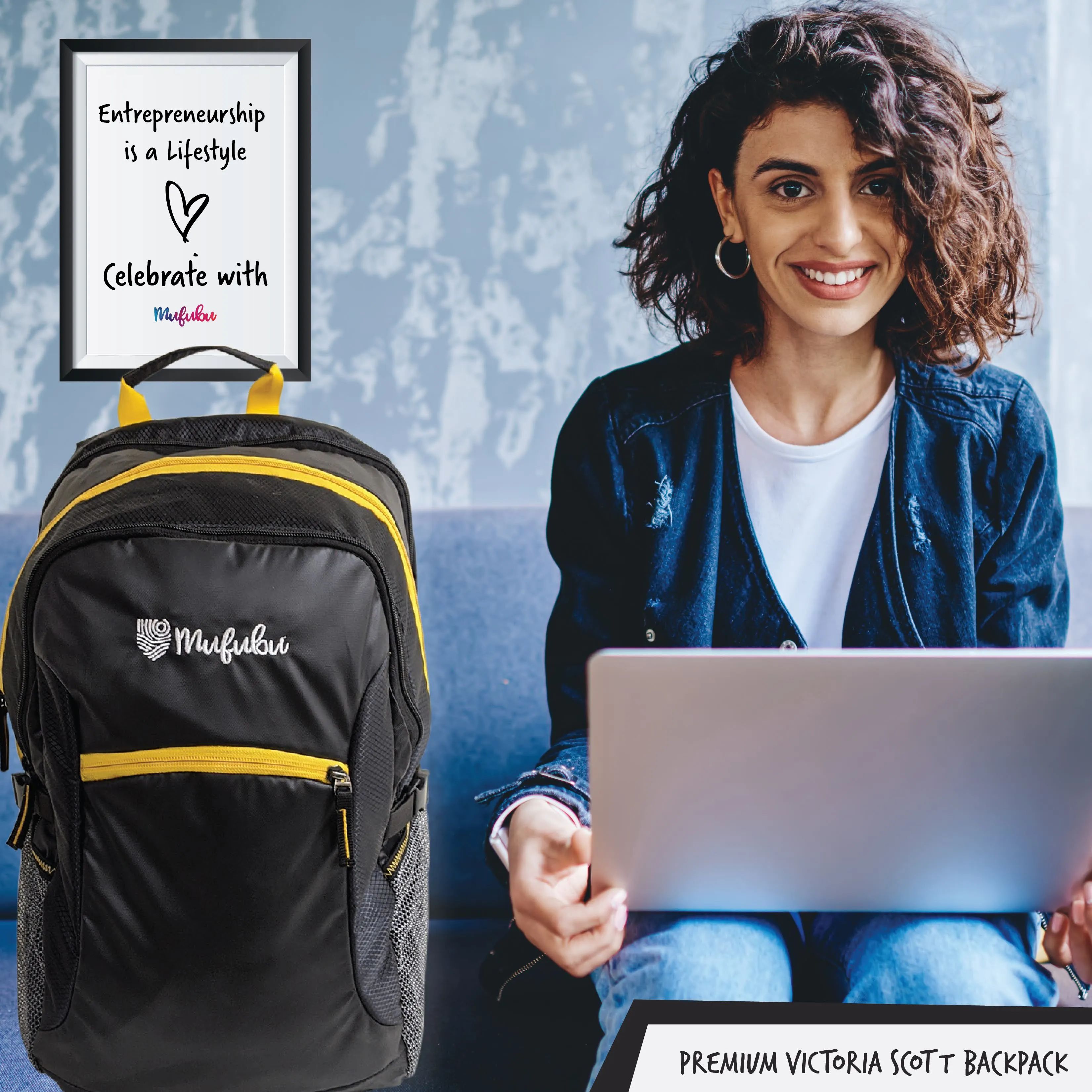 Victoria Scott 40 Ltr Black Backpack