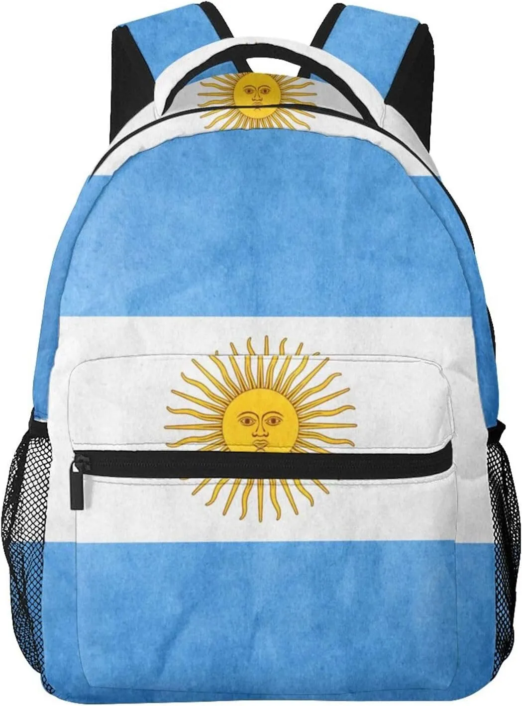 Vintage Argentina Flag Backpack Laptop Backpack Sports Travel Shoulder bag Light casual backpack