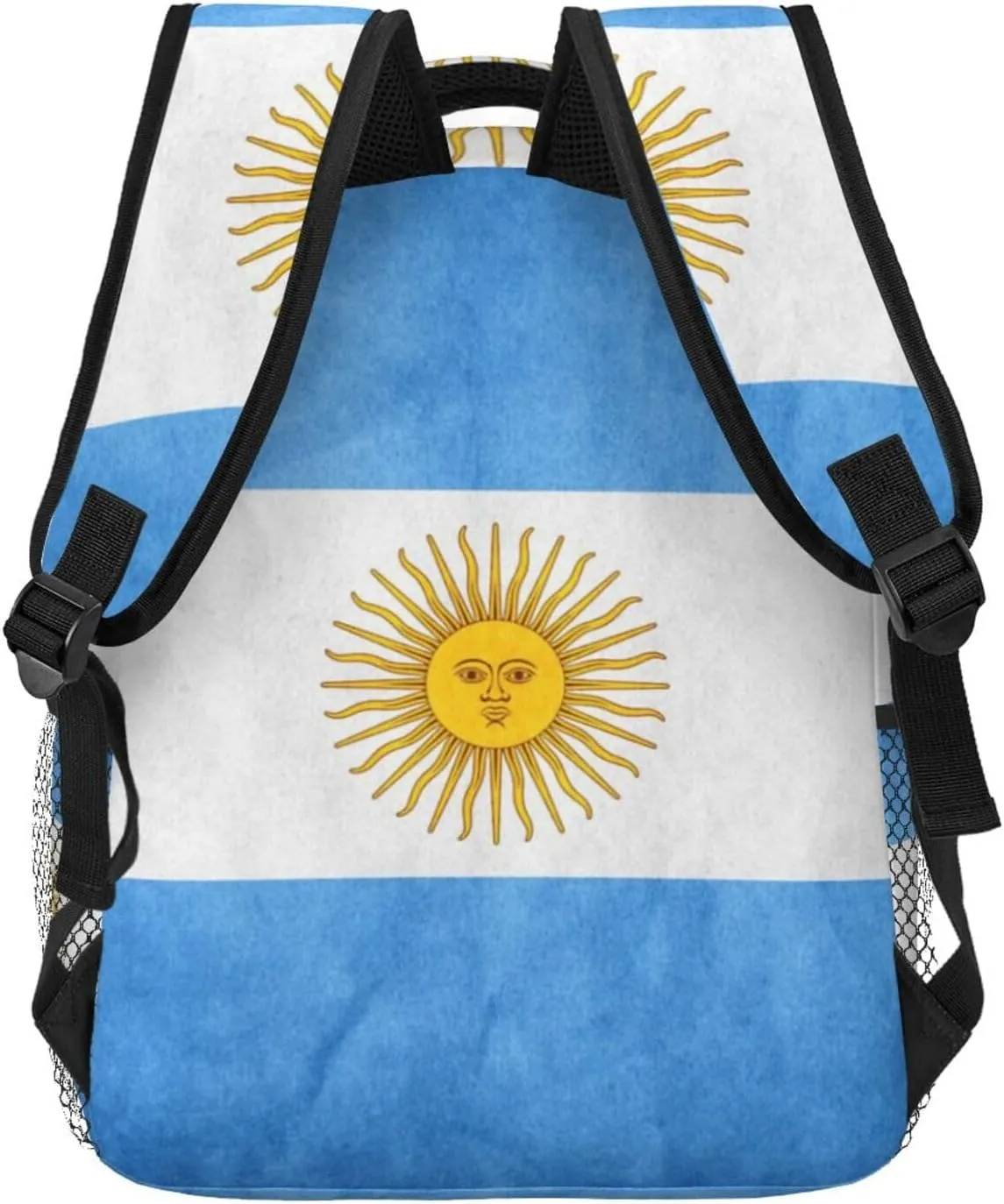 Vintage Argentina Flag Backpack Laptop Backpack Sports Travel Shoulder bag Light casual backpack