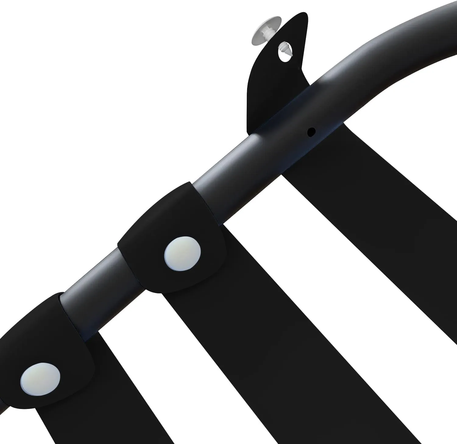 Vinyl Straps for Patio Chair Repair Kit 2'' Wide 20 Ft Long Replacement Straps   20 Free Rivets for Outdoor Lawn Furniture Chaise Lounge Repair (Black)