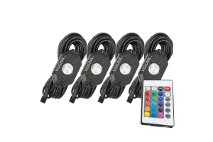 Vision X LED Rock Light System: (9W / 6 Pod Set / White)