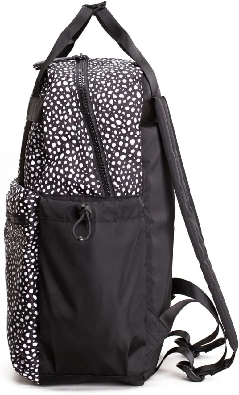 VOORAY 19L Katie Backpack, Large - Travel, Gym & Sports Backpack Wild Desert, Polka Dot