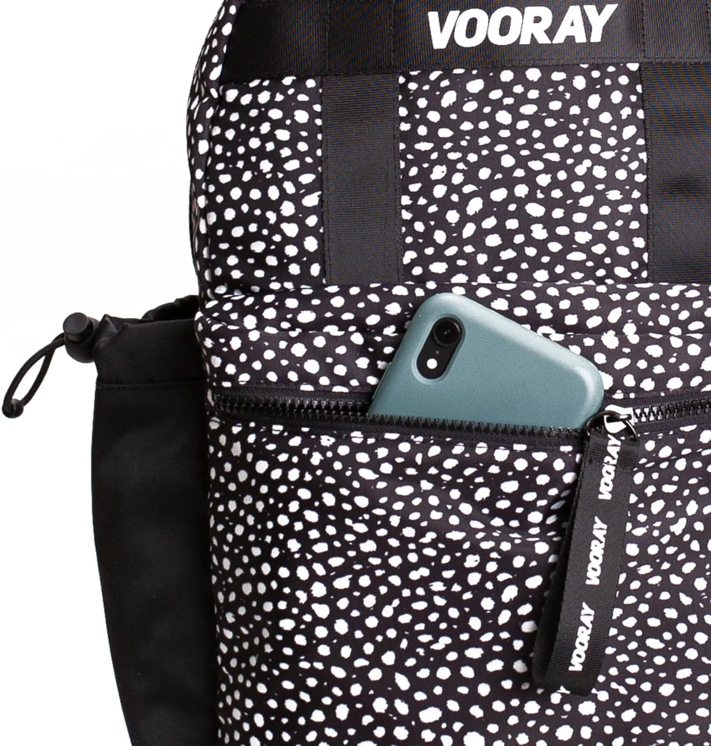 VOORAY 19L Katie Backpack, Large - Travel, Gym & Sports Backpack Wild Desert, Polka Dot