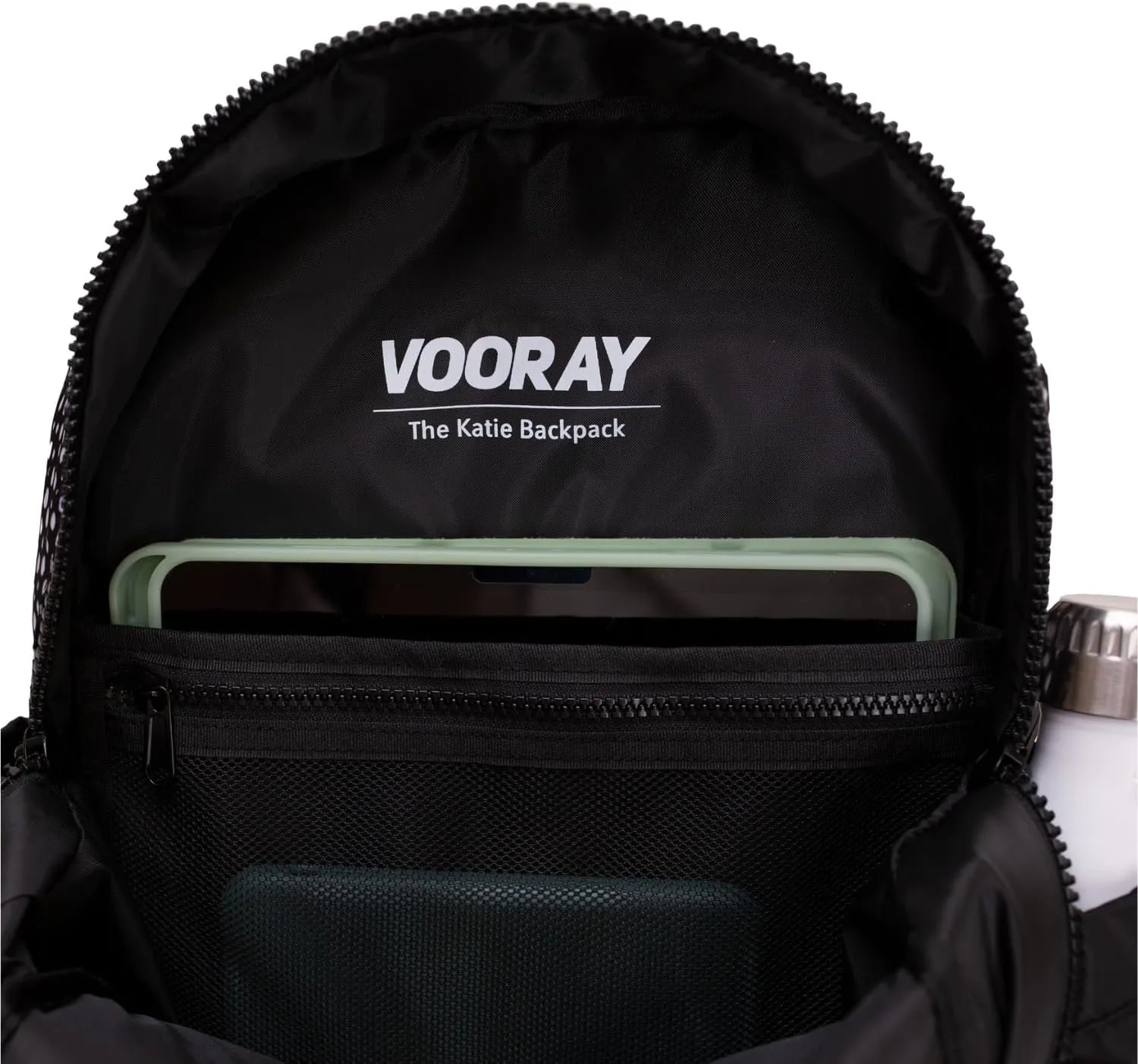 VOORAY 19L Katie Backpack, Large - Travel, Gym & Sports Backpack Wild Desert, Polka Dot