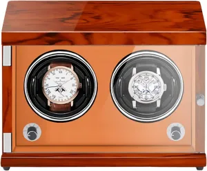 Watch Stand Watch Winders for Automatic Watches - Rechargeable Two-Position Watch Shaker Mechanical Watch Winder Vertical Automatic Watch Winding Box with Light-Sensitive Led Light