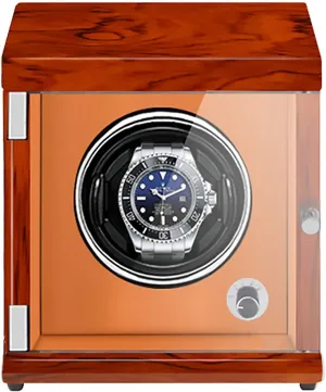 Watch Winders - Rechargeable Single Watch Shaker Mechanical Watch Winder Vertical Automatic Watch Winding Box with Light-Sensitive Led Light Watch Winder Watch Storage