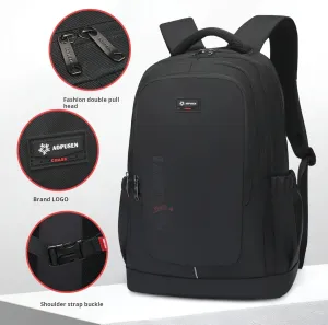 Water Resistant Laptop Backpack for Men and Women, Lightweight Casual Daypack with Multiple Compartments for Commuting, Travel, or Daily Use (Grey)