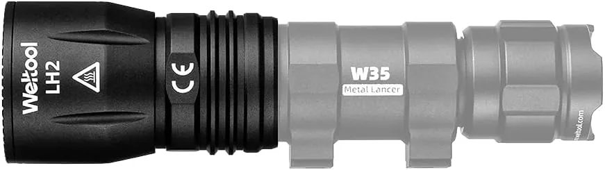 Weltool LH2 High Density Infrared LED Light Head,Single Mode, Throwing Beam Weapon Light Head W35, W65, BB3, BB6 Light Body and Surefire M600DF Body (Black)
