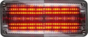 Whelen 700 Series Super LED Light, Red LED with Clear Lens - 70R02FCR