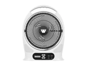 Wildtrak 30cm Fan Lithium Rechargeable Battery LED Light