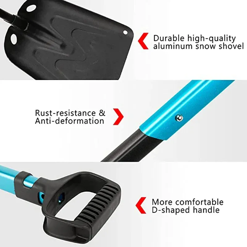 Winter Telescopic Snow Shovel Multifunctional Portable Snow Shovel Deicing Multifunction Shovel Winter Snow Shovel Supplies