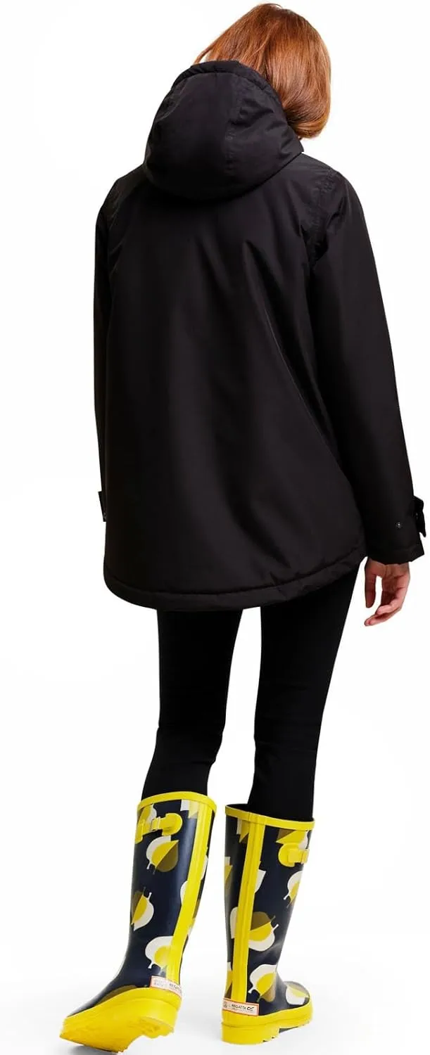 Womens Orla Kiely Waterproof Retro Floral Rain Mac Coat Jacket