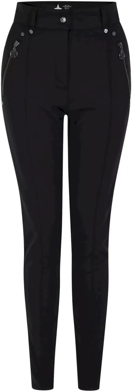 Womens/Ladies Julian Macdonald Regimented Ski Trousers (16 US) (Black)