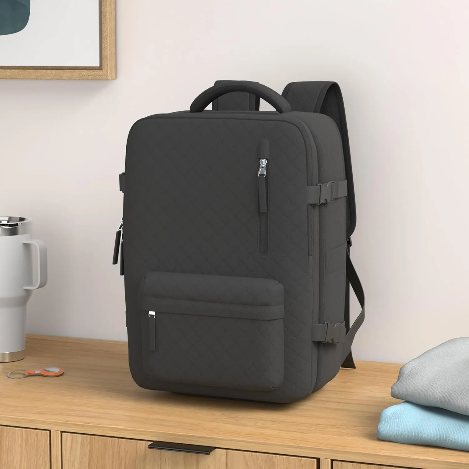 WONHOX Large Travel Backpack Carry on Flight Approved Laptop Work Business Backpack for Women Men Mochila de Viaje