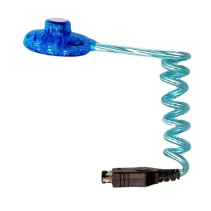 Worm Light for Gameboy Advance Illumination Night LED Lamps for GBA Game Boy Advance Flexible Worm Screen Light Console Attachment Screen Light Backlight Plug and Play ABS, Blue