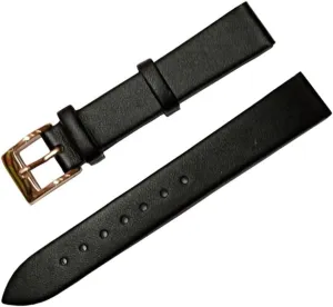 XLCZMYL Plain Weave Leather Watch strap 12 14 16 18 20 22 mm leather Watch band with Gold Pin buckle,9,20mm