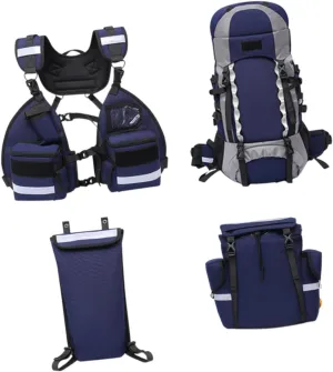 Yiju Emergency Medical Backpack Search and Rescue Pack Oxford Cloth Bag Only Emt Camping Molle Bag Survival Rucksack for Traveling