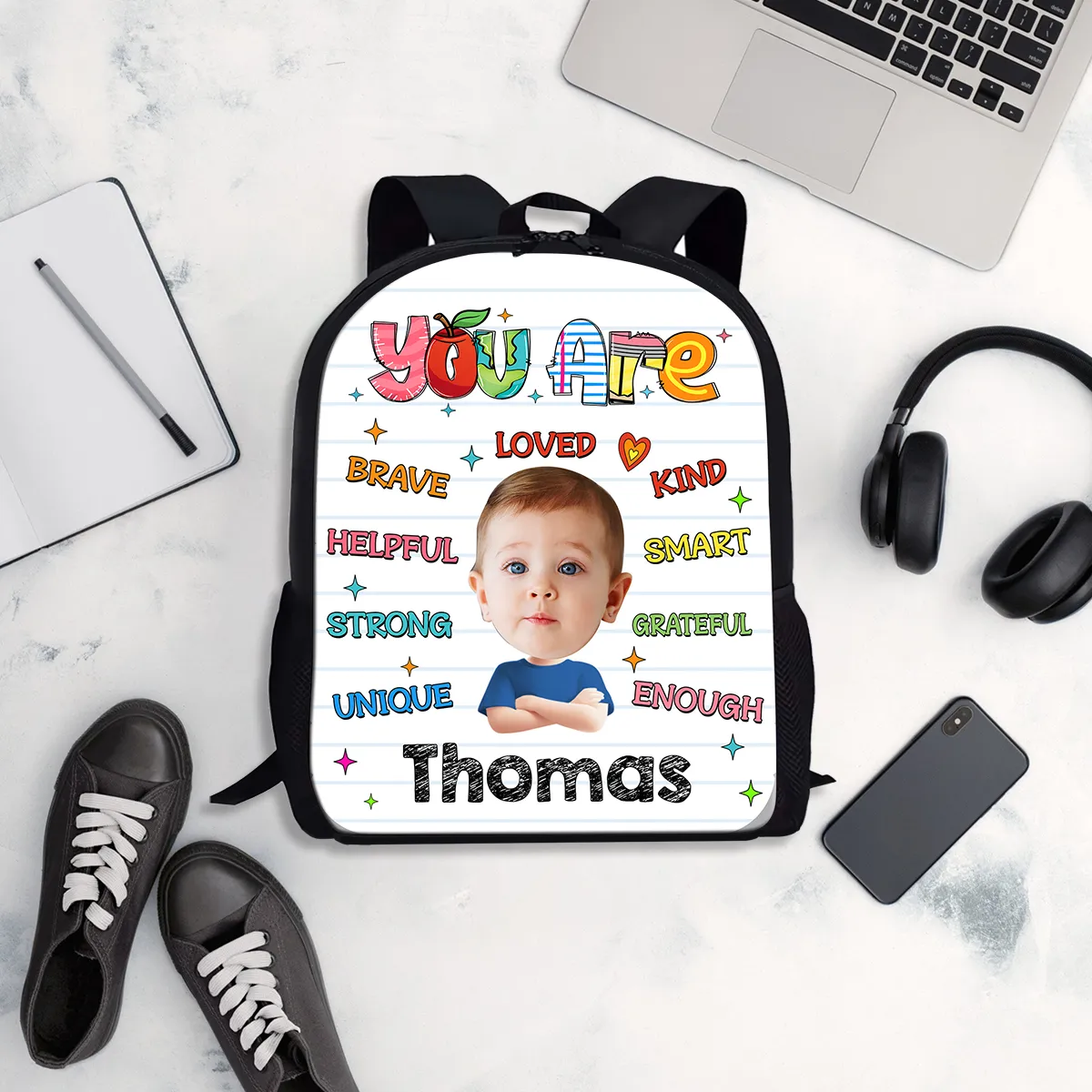 You Are kind - Personalized Kids Backpack - Birthday Gift - School Bags For Children & Toddlers