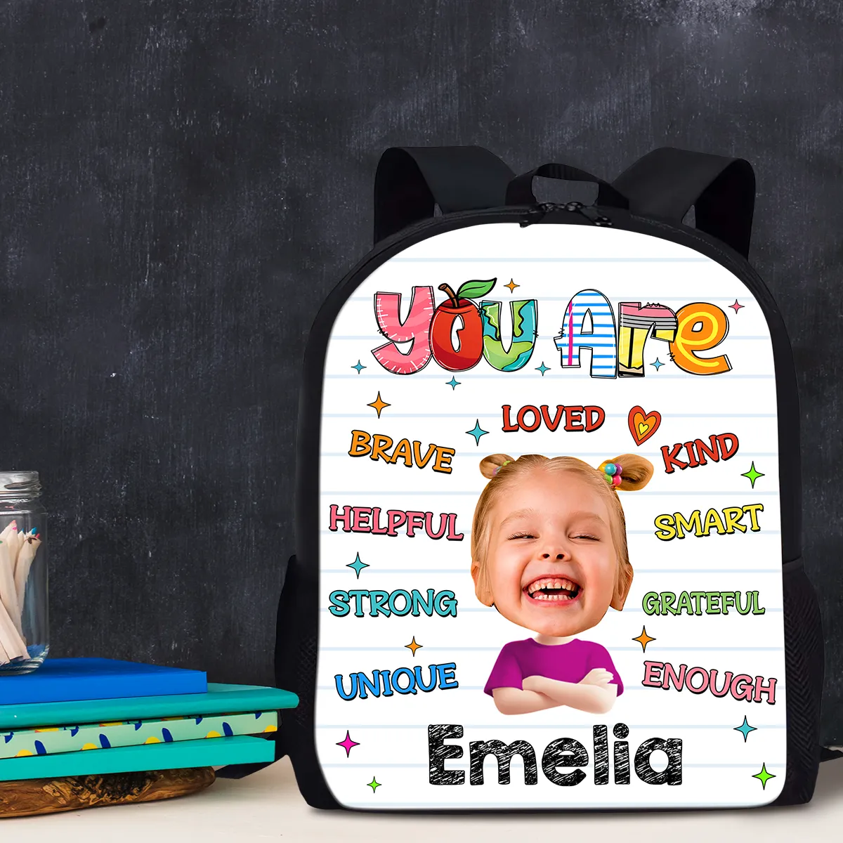 You Are kind - Personalized Kids Backpack - Birthday Gift - School Bags For Children & Toddlers