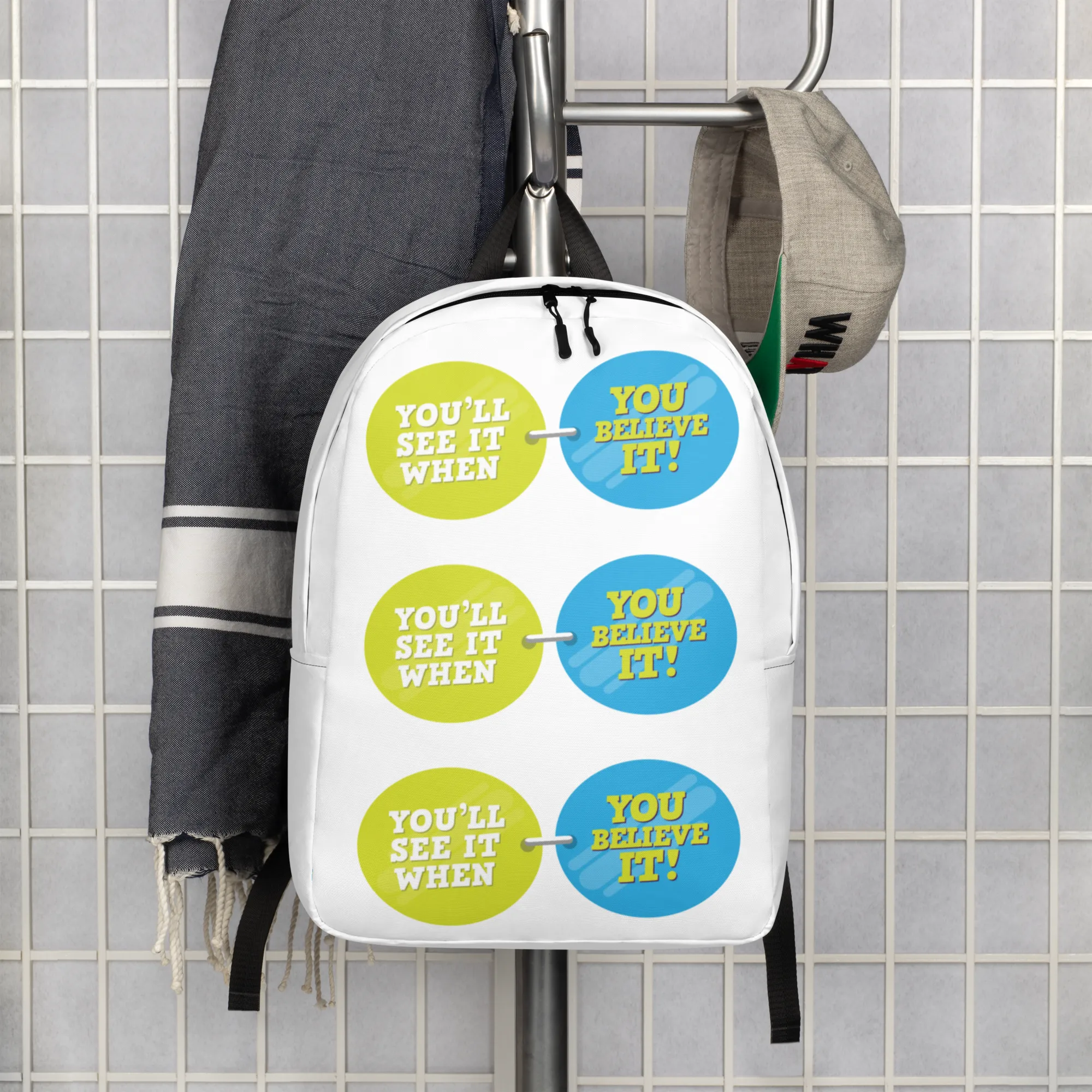 You'll See It When You Believe It! Minimalist Backpack